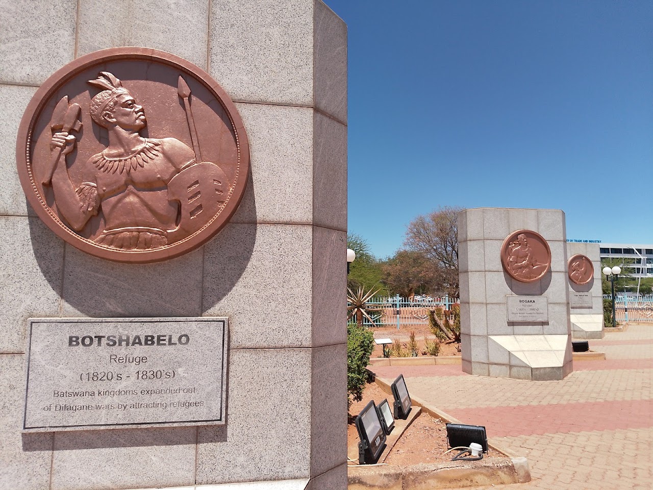 The Three Dikgosi Monument