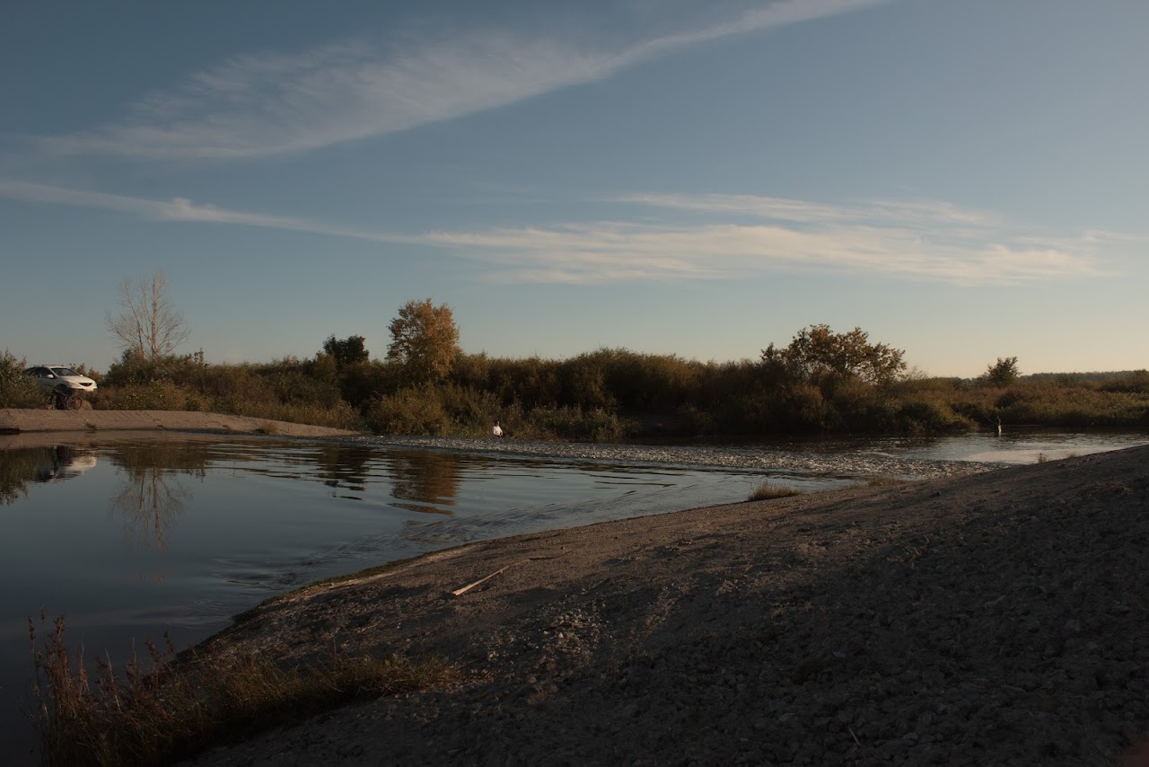 Водопад на плотинке