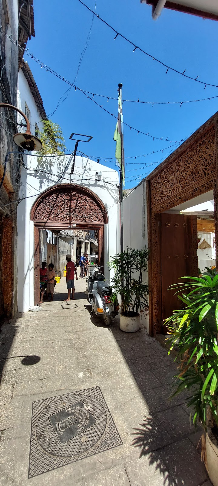 The ancient door of Stone Town
