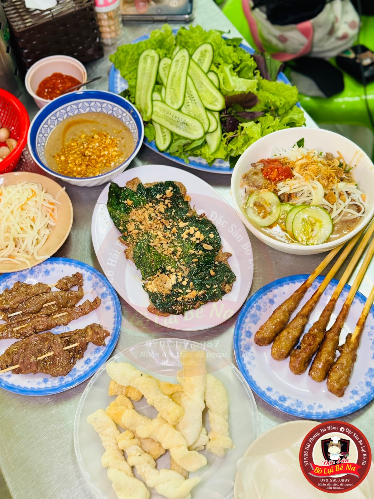 Đặc Sản Bò Lụi Bé Na — Nem Lụi Bé Na